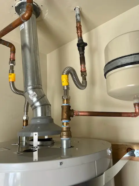 Water heater installation and plumbing repair in Racing Beach