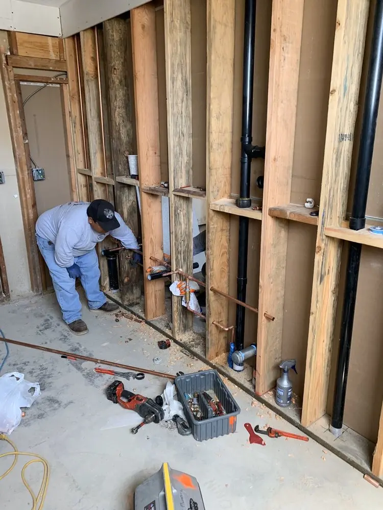 Commercial rough-in plumbing for Gas Line Repair in Racing Beach